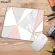 Mairuige 22x18cm Beautiful Computer Mouse Pad Soft Natural Rubber Pink White Marble Series Mice Pad Square Gaming Mousepads