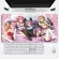 Large Anime Girl The Quintessentals Mousepad Gamer Otaku Kawaii XL Mouse Pad Cartoon 60x30cm Computer Keyboard Mat