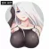 Nierautomata A2 Ecchi Anime 3d Mouse Pad Soft Breast Chest Gaming Mousepad With Wrist Rest Silicone Gel Filled