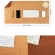 Friendly Natural Cork  Leather Double-sided Office Desk Mat 31.5 Inch X 15.7 Inch Mouse Pad Smooth Easy Clean Waterproof Pu Lea