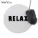 Black And White Text Series Girl Relax Mat Computer Anti-slip Mouse Pad Game Pad Give Each Other The Best 20x20cm Round Mat