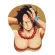 One Piece Luffy/zoro/ace/law 3d Anime Male Chest Gaming Mouse Pad With Gel Wrist Rest 2way Fabric