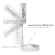 S18, small electric fan can be folded. Electric fan Floor fan Supports the USB charging. The base can be used as a storage box. Shake the head automatically Battery 7200mAh built -in