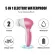Ready to send Joy Beauty 5 in 1 Electric Wash Machine Front polishing machine With 5 change heads 5 in 1 Beauty Care Massager pink