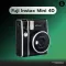 Fuji Instax Mini 40 Black Camera 1 year Insurance