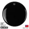 Remo® ENCORE EBONY Black Black Base Base Drum Leather, EN-1022-B ** Made in Taiwan **