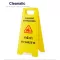 Cleanatic C-5001 ป้ายสัญญาณเตือน "ระวังลื่น/ กำลังทำความสะอาด" 24 นิ้ว