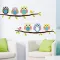 1403 Wall stickers Bedroom wall stickers, owl models on the Wall Sticker branches