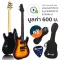 SQOE electric guitar, Modern Strat, 24 professional frets, SEIB500, Sunburrs + Free Guitar & Jack Bag