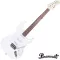 Paramount PE100 กีตาร์ไฟฟ้า ทรง Strat 22 เฟร็ต White ปิ๊กอัพซิงเกิ้ลคอยล์ + แถมฟรีคันโยก ** กีตาร์ไฟฟ้ามือใหม่ขายดี **