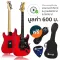 SQOE กีตาร์ไฟฟ้า ทรง Strat 22 เฟร็ต แบบฮัมคู่ H-H รุ่น SEST210 สีแดงเมทัลลิค + ฟรีคันโยก & กระเป๋า & สายแจ็ค & ปิ๊กกีตาร์