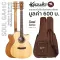 Kazuki Soul GA41C กีตาร์โปร่ง 41 นิ้ว ทรง GA คอเว้า ไม้ท็อปโซลิดสปรูซ/มะฮอกกานี เคลือบด้าน + แถมฟรีกระเป๋ากีตาร์หนาพิเศษ