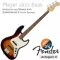 Fender® Player Jazz Bass PF กีตาร์เบส 4 สาย ทรง Jazz ไม้อัลเดอร์ ฟิงเกอร์บอร์ดปัวเฟอโร  ** Made in Mexico / ประกันศูนย์
