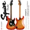 SQUIER® Contemporary Strat Special HT Electric guitar 22 Frete Poplar Poplar Picks SQR ™ Alnico ** 1 year Center ** Designe
