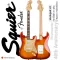 Fender® Squier 40th Anniversary Stratocaster Gold Edition, 21 Frets Strat, Strat, Endo, Fender®, SSS ** 1 year Insurance **