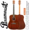 [ขายดี] Paramount CD60CM คอเว้า / CD60M คอเต็ม กีตาร์โปร่ง 41 นิ้ว ทรง Dreadnought ไม้มะฮอกกานีเคลือบเงาทั้งตัว มีเหล็กดามคอ