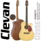 Clevan D25SE 41-inch electric guitar, topped up, rosewood/nubone, using the guitar line D'Addario B-Band.