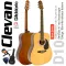 Clevan D10 กีตาร์โปร่ง 41  หย่องแบบ Nubone ใช้สายกีตาร์ D'addario กีตาร์โปร่งสเปค Yamaha F310 + แถมฟรีกระเป๋ากีตาร์ &