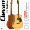 [Sell well] Clevan D10, airy guitar 41 "D style D Ya Nubone wood color + guitar line D'Adario ** Airy guitar, yamaha F310 / set up to play easily.