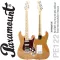 PARAMOUNT PE122 Stratosonic Electric Guitar Strat 22 Frets Ash Car/Finger Board Maple HSS + Free Rocking Free Car ** 1 Year Insurance **