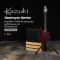 Kazuki Destroyer Series, 24 -fret guitar, Steinberger shape, Swamp Ash Bodys, Walnut/Maple, Wilkinson Hamk