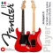 Fender® Player Strat Ebony Limited Edition กีตาร์ไฟฟ้า 22 เฟร็ต ทรง Strat ไม้อัลเดอร์ ปิ๊กอัพ Alnico 5 Strat® สีพิเศษ ** Made in Mexico / ประกันศูนย