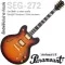 Paramount Seg-272 Electric guitar Semi-Hollow 22 Frets Basswood Basswood Mahogany Finger Board Rosewood Humk