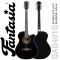 Fantasia QAG401G Acoustic Guitar กีตาร์โปร่ง 40 นิ้ว คอเว้า ไม้เบสวู้ด เคลือบด้าน มีเหล็กดามคอ ** กีต้าร์โปร่งมือใหม่ **