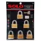 Solo key system, key system 4507 SQ 45 mm 6 balls per set