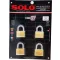 Solo key system, key system 4507 SQ 45 mm 4 balls per set