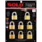 Solo key system, key system 4507N 50 mm 8 balls per set