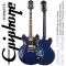 Epiphone® Sheraton II Pro, Semi-Hollow Electric Guitar 22 Fret Body Maple Maple wooden neck/walnut, Pickup Probucker ™ 2 & 3 ** 1 year warranty **