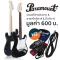 PARAMOUNT PE100 Electric guitar Strat 22 Freck, Linklel College + Free Shoulder Strap & Jack & Pick & Lime ** Beginners' Guitar Sells **