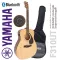 YAMAHA® F310UT Transacoustic Guitar กีตาร์โปร่งไฟฟ้า กีตาร์ทรานอคูสติก ไม้สปรูซ/เมอรันติ เชื่อมต่อบลูทูธได้ & มีแบตในตัว + แถมฟรีกระเป๋า & สายชาร์จ