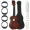 Coco Ukulele Ukulele Soprano Model UK2142A + Free Ukulele Bag with Coconut Tree ** Use Aquila cable **