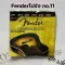 พร้อมส่ง Fenderสายกีตาร์โปร่ง สายกีตาร์ไฟฟ้า ครบชุด6เส้น จับนิ่ม สบายนิ้ว เสียงดี คุณภาพเยี่ยม