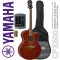 Yamaha® CPX600 กีตาร์โปร่งไฟฟ้า 41 นิ้ว Root Beer ไม้สปรูซ ทรง Medium Jumbo มีเครื่องตั้งสายในตัว + พร้อมของแถม ** ประกันศูนย์ 1 ปี **