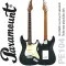 PARAMOUNT PE104 Electric guitar Strat 22 Frett Jumbo wooden wooden neckwood, candian maple, piercraft, HSS can cut coil + free stringing free ** 1 year warranty **