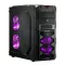 Tsunami ATX Case NP Megatron Black-Purple