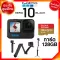 Gopro 10 Black Hero + 128GB + ไม้ 3 Way Grip Arm Vlog Action Camera Gopro10 กล้อง โกโปร แอคชั่น วีดีโอ JIA ประกันศูนย์