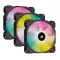 Case Fan fan CORSAIR ICUE SP120 RGB ELITE TRIPLE PACK SPHACLING NODE CO-9050109-WW