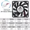 2 PCS GDSTIME 60mm 24V 12V 5V 6CM Brushless USB 2PIN DC COOLER FAN 60x10mm 6010 Ball for Computer PC CPU Case Cooling Fan