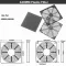 5PCS/Lot GDSTIME PLASTPROOF DUST FILLER COVER GRILL for 40mm 60mm 90mm 120mm Computer Case Fan
