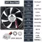 GDSTIME 90mm 5V 12V 24V 2PIN 3PIN 3PIN USB Brushless DC COOLING FAN 92mmx92mmm PC Case Exhaust Radiator Cooler Fan 9225 9cm