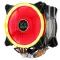 Pure Copper 4 Heat Pipe CPU Radiator 120mm PWM RGB Ultra-Quiet Fan Universal LGA 775 1155 1366 AMD3 AM4 LGA X79 x99 CPU Fan