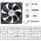 120mm 12cm 12025 Fan 5v 12v 24v 120mm*120mm*25mm Fan Dc Brushless Cooling Fan 120x120x25mm Usb 2pin Pc Computer Case Cooler