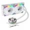 CPU LIQUID COOLER ระบบระบายความร้อนด้วยน้ำ LIAN LI GALAHAD AIO UNI FAN SL 240 RGB WHITE