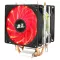 CPU COOLER PC Fan Cooling System 3PIN 2 Copper Tube 90mm LED Fans for LGA 775 1150 1151 1155 1156 1356 1366 And3 AM4 MOTHERBORD