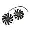 Ha8010H12F-Z 75mm 2PIN GTX1050TI GPU COOLER Dual Fan for MSI GeFORCE GTX 1050TI GTX-1050-TI-4GT-IR GRAPHIC CORD COOLING