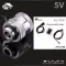 ByKski B-LTJT-X G1/4 Lighting Hard Tube Fitting for Od14mm Water Cooler RGB PC Tube Boutique Diamond Pattern 4 Seal Rings